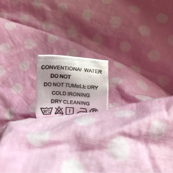 Hsastutor Pink Polka Dot Sleeveless Swing Dress Girls Cosplay Halloween Dress Up - Picture 10 of 10